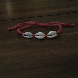 Adjustable cowrie shell bracelets